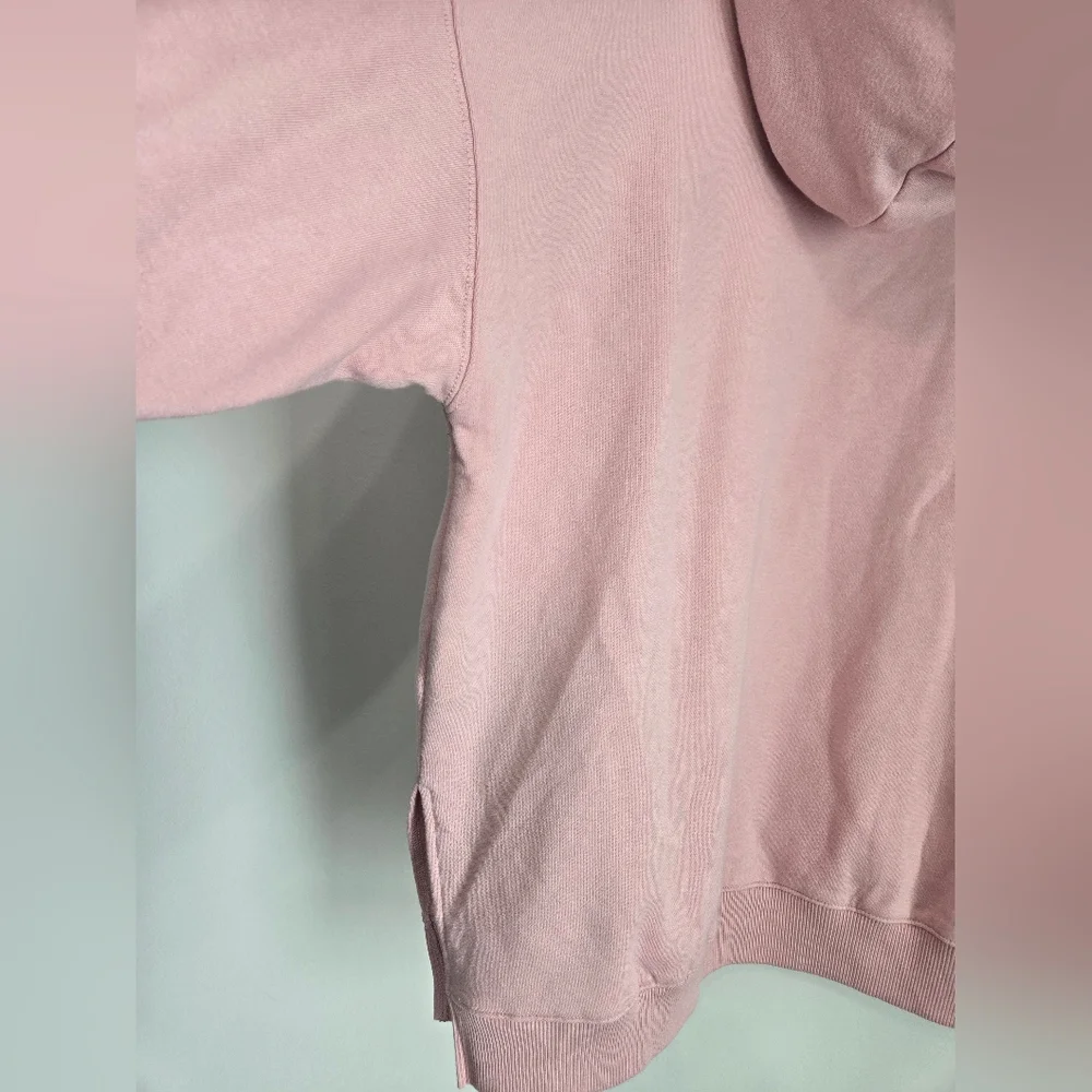 New American Eagle Jegging Fit Ahh-mazingly Soft Medium Pink Fur Hoodie Sweat - Picture 4 of 7